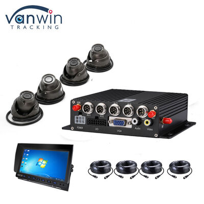 Đầu ghi hình di động 4 kênh có GPS và camera xe buýt 1080P cho hệ thống an ninh xe buýt