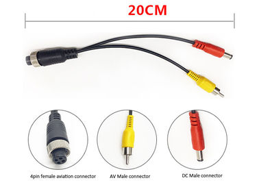 Cáp kết nối hàng không 4 chân Cáp BNC RCA Audio DVR Chiều dài 23cm