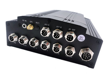 RJ45 3G Mobile DVR Máy ảnh analog 4 kênh 2,5 &quot;SATA Digital Video Recorder