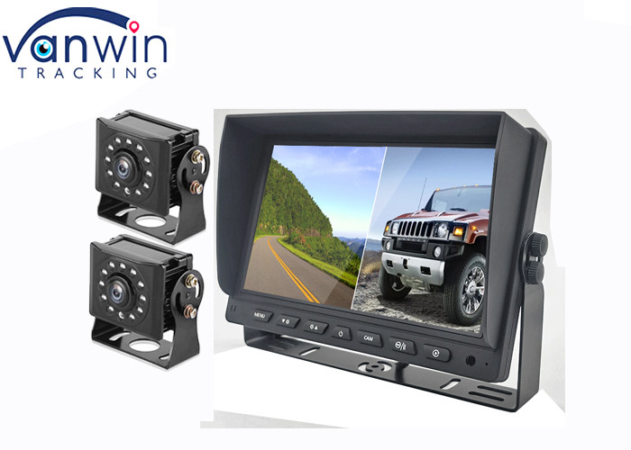 7' 9' 10' 2 Splits AHD Car Display TFT Car Monitor cho ghi hình 2 kênh