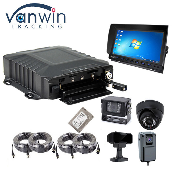 DVR di động 4 kênh chức năng với Dashcam 4G GPS WIFI cho taxi / xe buýt