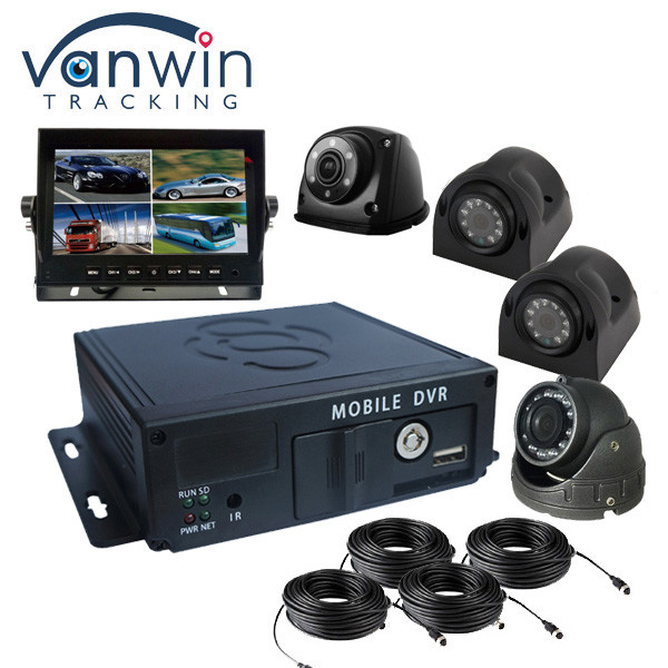Phần mềm miễn phí FHD 4CH thẻ SD DVR di động với pin sạc lại & siêu tụ