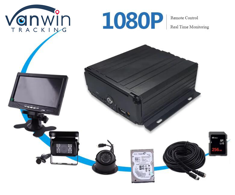 8-Channel Hard Disk SD Card DVR di động H.264 MDVR xe hơi để giám sát an toàn xe