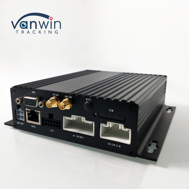 AI 8 kênh 1080P 512G Hệ thống máy ảnh MDVR xe hơi hai thẻ SD Với chức năng phát hiện lái xe mệt mỏi ADAS DMS DVR di động