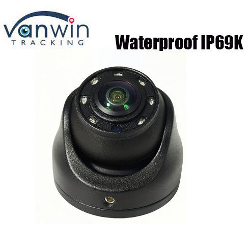 180 ° 1080P 2MP chống nước IP69K Camera mái vòm trong nhà / ngoài trời với tầm nhìn đêm IR cho xe buýt / xe tải