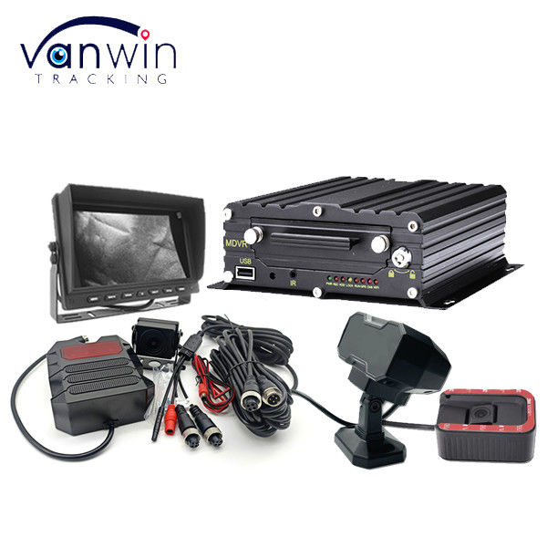 4CH 1080P SD MDVR Giám sát và theo dõi thời gian thực 4G AI ADAS DMS DVR di động cho xe buýt xe tải Hệ thống CCTV