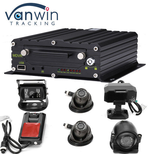 Hệ thống ADAS DMS 8 kênh Full HD 1080P AI MDVR với 8 camera AHD cho xe buýt / xe tải