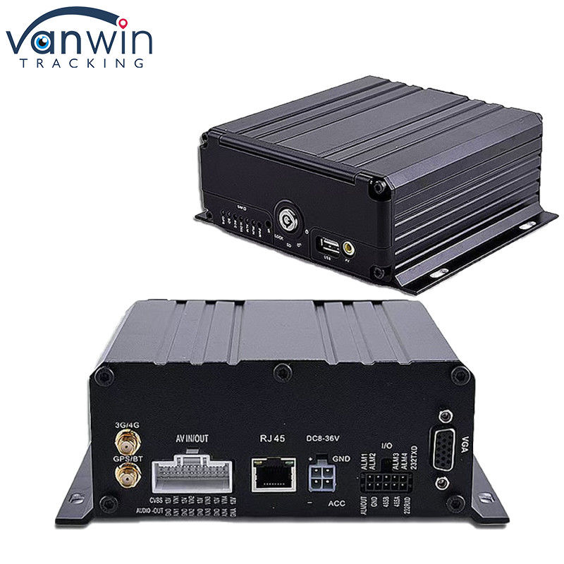 1080P H.264 AHD 256GB 4CH Car Mobile DVR GPS Thẻ SD Xe buýt Xe tải Máy ghi hình xe hơi
