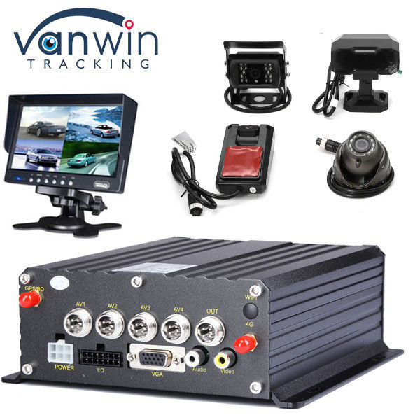 4G GPS Wifi 4CH 1080P Reverse Backup Camera ADAS DMS AI phát hiện điểm mù HDD DVR di động