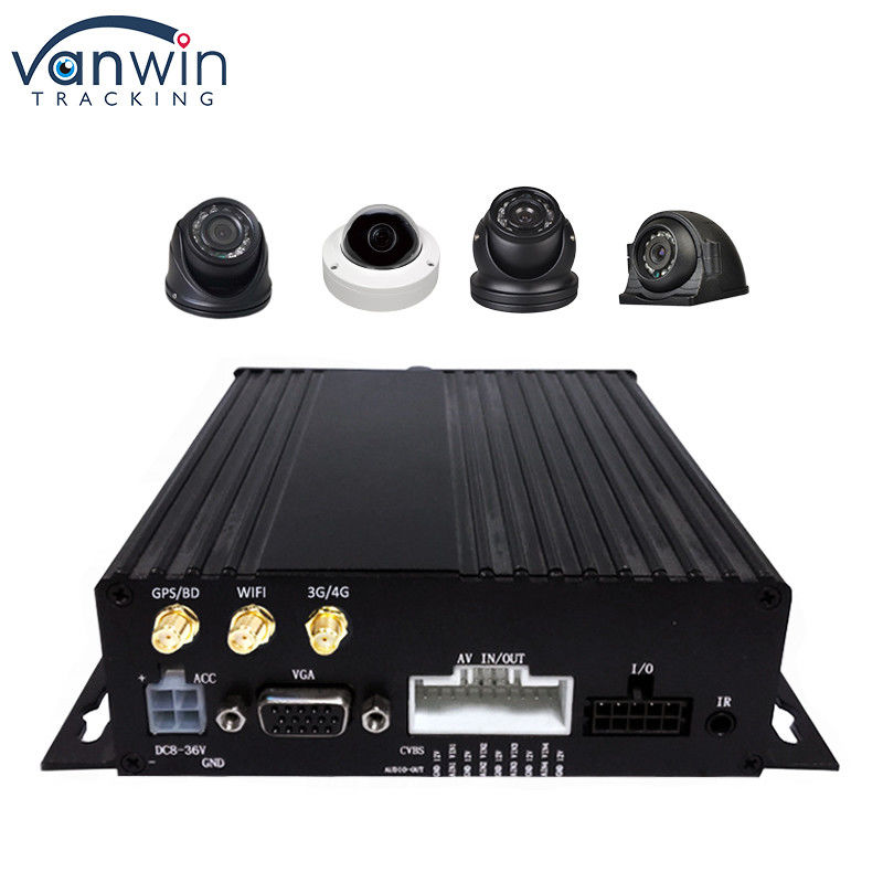 GPS 1080P HD 4CH DVR di động Thẻ SD Samrt WIFI Xe buýt Thiết bị ghi hình kỹ thuật số