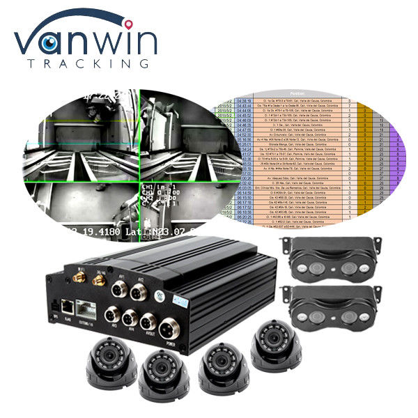 Bộ đếm hành khách 8CH 1080P MDVR cho xe buýt 2 cửa, Hệ thống đếm hành khách xe buýt chính xác cao