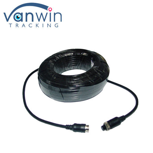 20m Aviation Grade GX12 4pin Nam đến Phụ nữ quay ngược Camera nhìn phía sau Camera mở rộng cáp cho kết nối DC 12V/24V