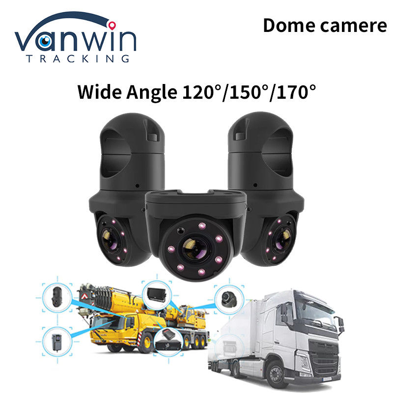 Mini AHD 6 đèn IR IP69K Camera mái vòm xe hơi chống nước cho xe tải xe buýt với giám sát ban đêm