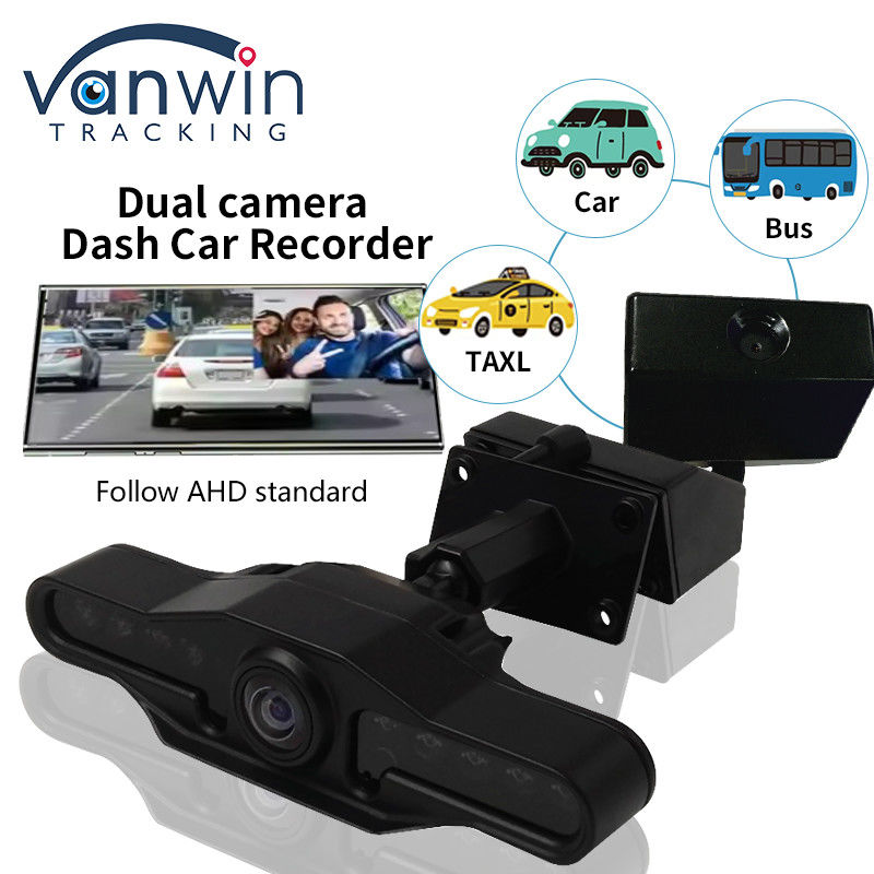 2 Camera Lens 2.9 Inch AHD Dash Cam Recorder với Super Wide Angle Dual Lens Video Recorder