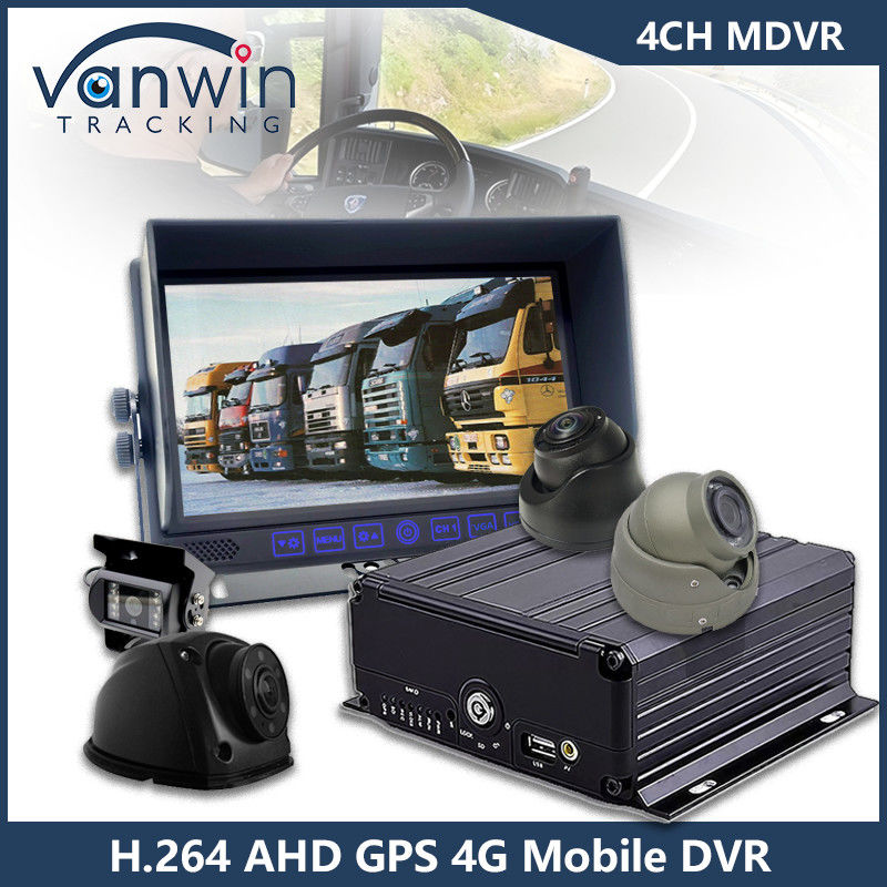 4CH GPS 4G WiFi DVR di động Full HD 1080P Camera xe HDD Mdvr Cho xe buýt xe tải xe tải