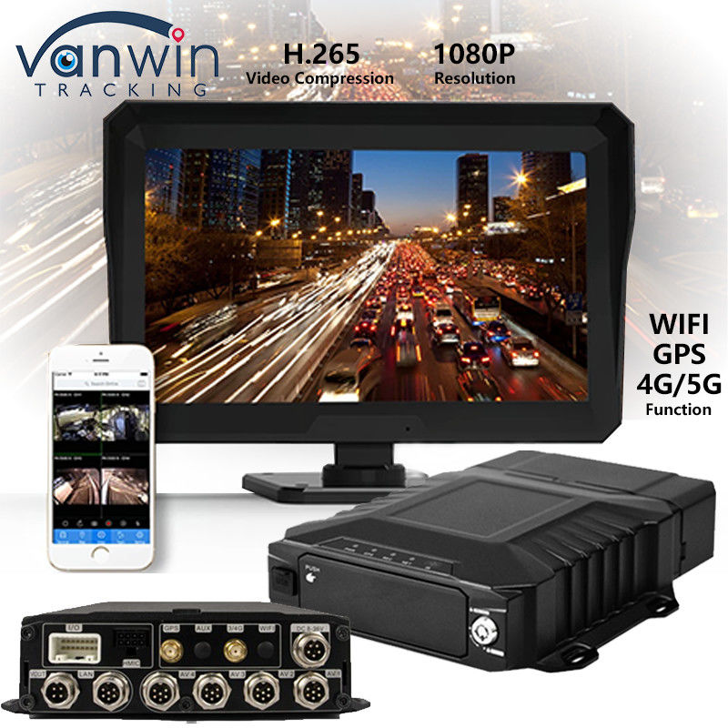 8CH 1080P AHD HDD DVR di động với 4G GPS MDVR Recorder Truck Security Monitor Hệ thống báo động