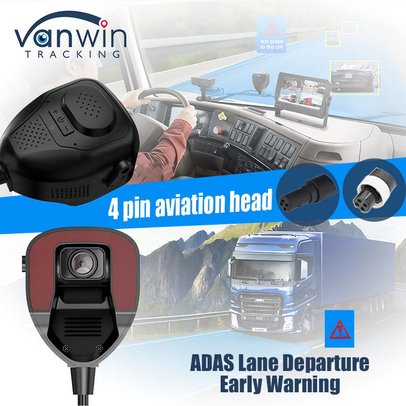 Camera ADAS phía trước xe với màn hình ADAS MDVR AI 4G cho quản lý đội xe