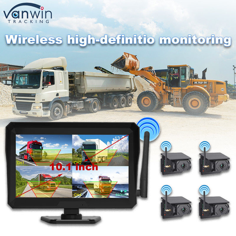 10.1 Inch Car Monitor Năng lượng mặt trời giám sát không dây hệ thống CCTV Camera an ninh