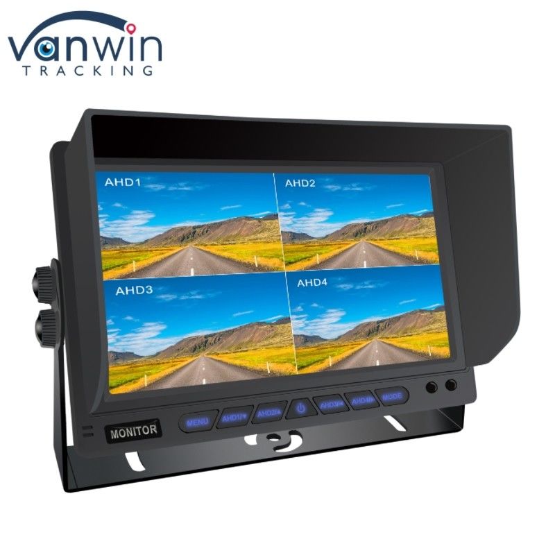 7 inch AHD Quad-Channel Split Car Monitor Hệ thống giám sát màn hình xe