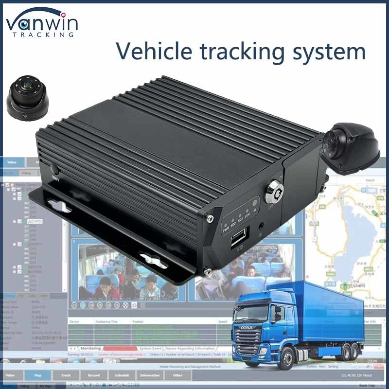 4CH Truck thời gian thực MDVR Hệ thống giám sát áp suất lốp xe kỹ thuật số 4G SD 1080P Chức năng GPS xe
