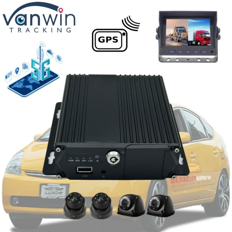 5G GPS Vehicle Tracker 4 Channel SD Card MDVR Cho Xe taxi Xe buýt Van Hỗ trợ Dịch vụ OEM