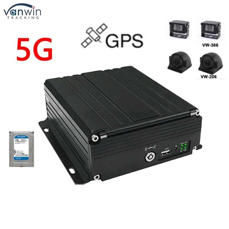 4 kênh HDD DVR 5G GPS theo dõi 1080P HD Moblie DVR Hệ thống video hỗ trợ OEM / ODM cho xe ô tô xe tải xe buýt MDVR xe ô tô Black Box