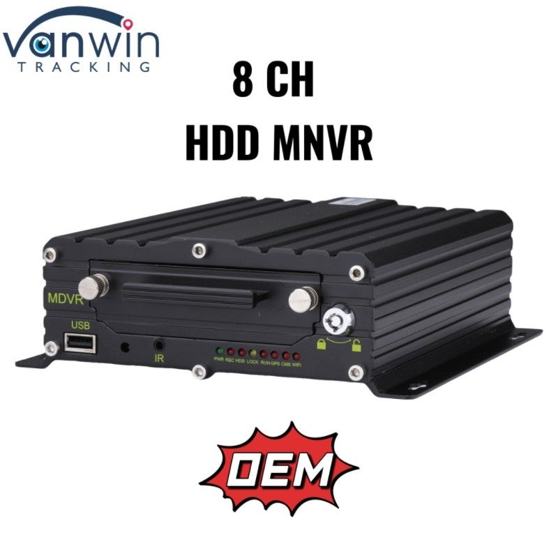 8 kênh ổ cứng mạng di động ghi hình hệ thống giám sát xe chuyên nghiệp cho đội xe tải xe buýt