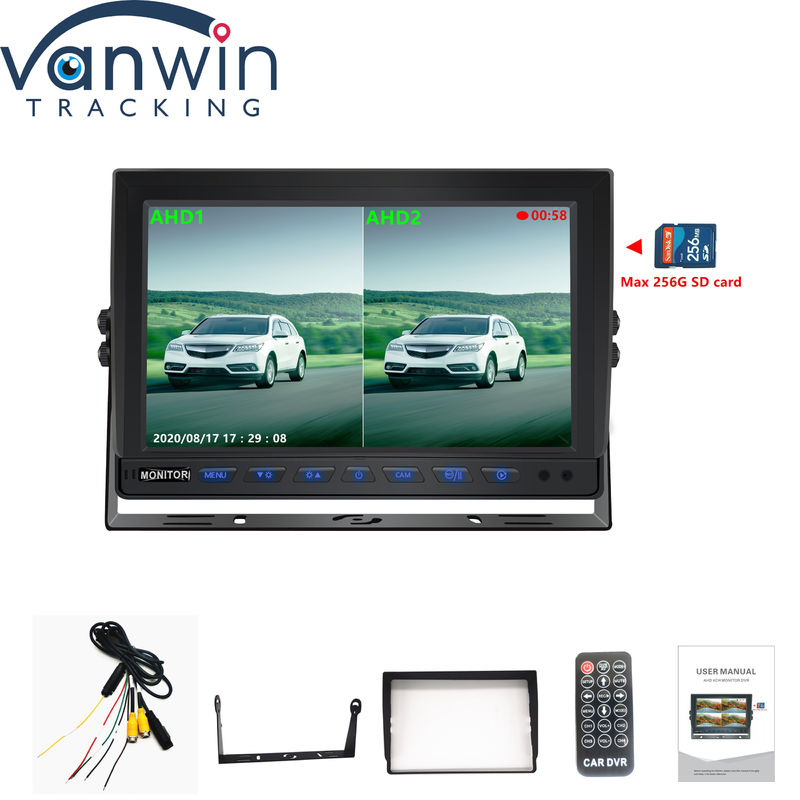 10.1 inch HD TFT màn hình LCD màn hình chống nước xe cho xe tải / xe tải nguồn cung cấp điện DC 12V-24V -30C đến 80C chế độ đêm