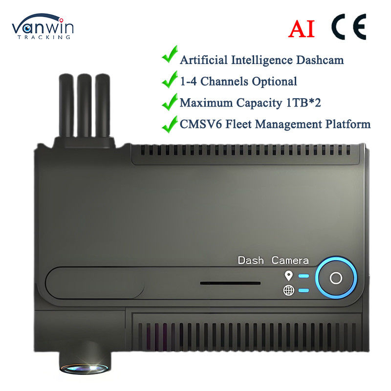 Full HD Dashcam 1-4 Channel GPS Tracked Vehicle Camera 1080P Dash Camera cho Taxi DVR xe di động trên CMSV6 Server