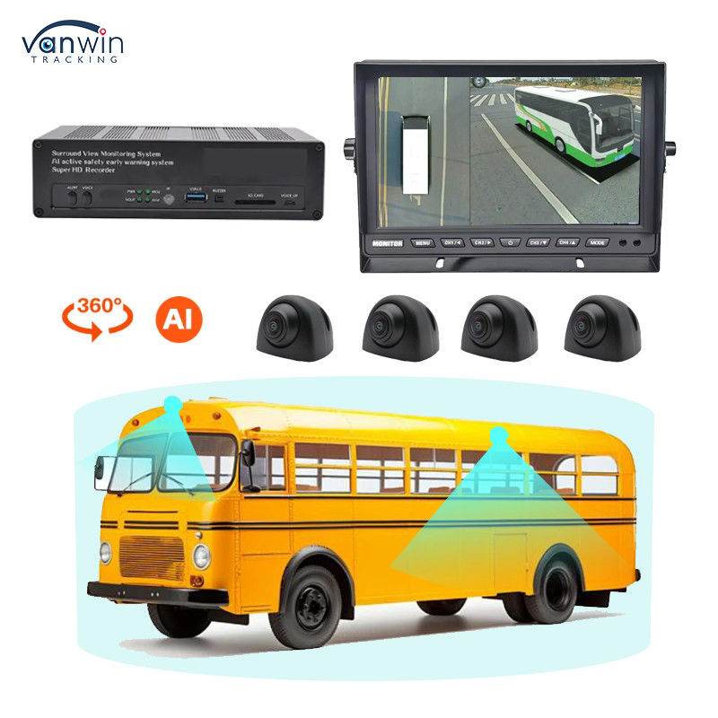 3D HD 1080P 360 Camera đậu xe Truck Reverse Warning Camera Xe 360 độ Camera nhìn từ góc nhìn của hệ thống an ninh
