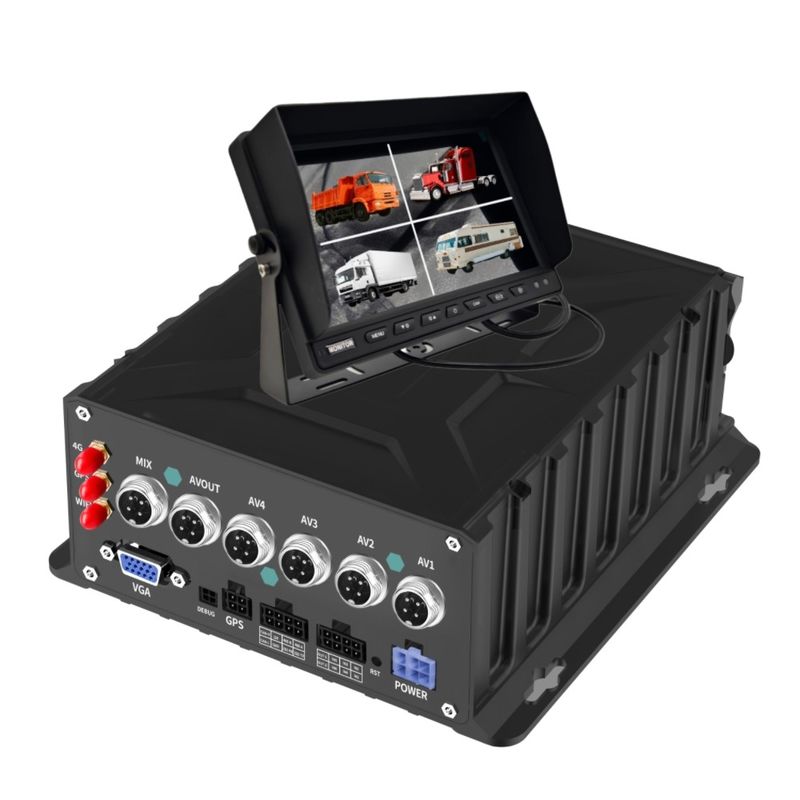 DVR di động đa năng 4 kênh với chức năng ADAS BSD DMS Hệ thống hỗ trợ lái xe tiên tiến