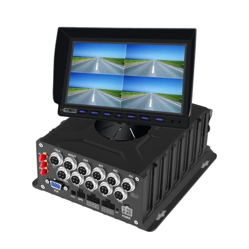 Advanced 8 CH Mobile DVR with Advanced Driver Assistance System - Hệ thống giám sát vị trí mù