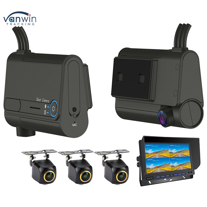 DC 12V Mini Cmsv7 H.265 1080P Camera xe ô tô Dash Cam Mdvr 4g Gps điều khiển từ xa ghi âm 1-4 kênh Dashcam Cmsv6 Nền tảng di động Mdvr