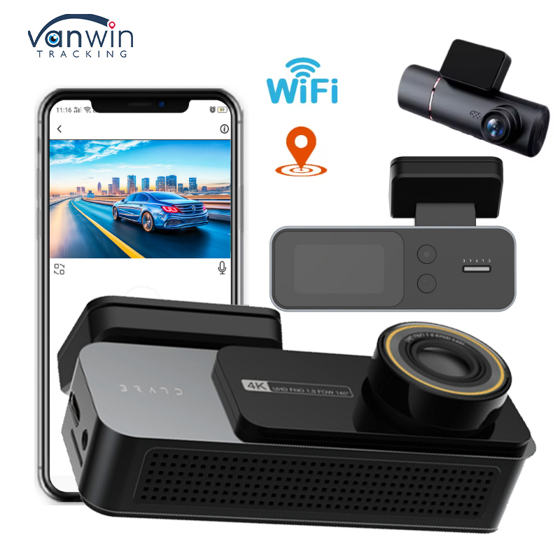 Camera hành trình ống kính kép 2K 2.89 inch DVR WiFi Ghi hình Video Camera hành trình Hộp đen Phụ kiện xe hơi