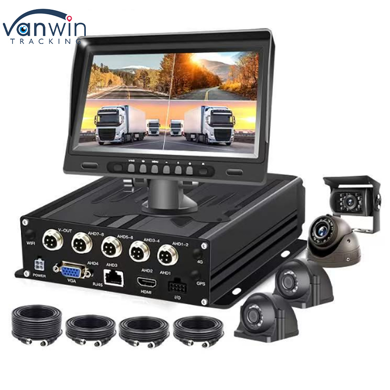 1080P 4CH MDVR Digital Video Recorder với 4G SIM WiFi GPS Video Xe tải CCTV Camera System DVR