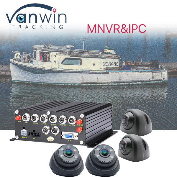 Đầu ghi hình di động 6 kênh 1080P MNVR với GPS 4G WiFi cho tàu hút cát