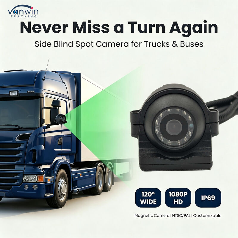 Camera xe tải tầm nhìn ban đêm độ phân giải cao 1080P Dễ dàng cài đặt Camera từ tính