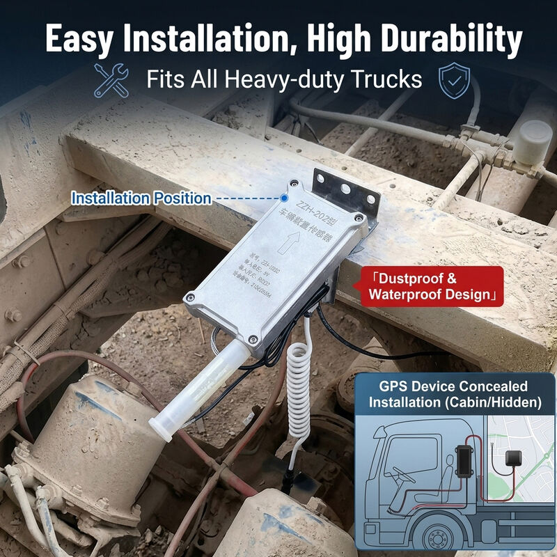Hệ thống giám sát hành trình MDVR 4 kênh/8 kênh tích hợp cảm biến tải trọng xe tải cho bảo vệ hàng hóa, chống trộm và theo dõi