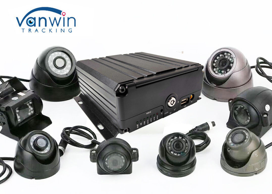8 kênh GPS WiFi 4G RJ45 1080N Xe di động xe buýt DVR Camera Video Recorder Kit APP / Web / PC Remote View Video và Track