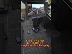 4 kênh màn hình AI chống nước chống nổ màn hình AHD 10 inch cho xe cơ khí